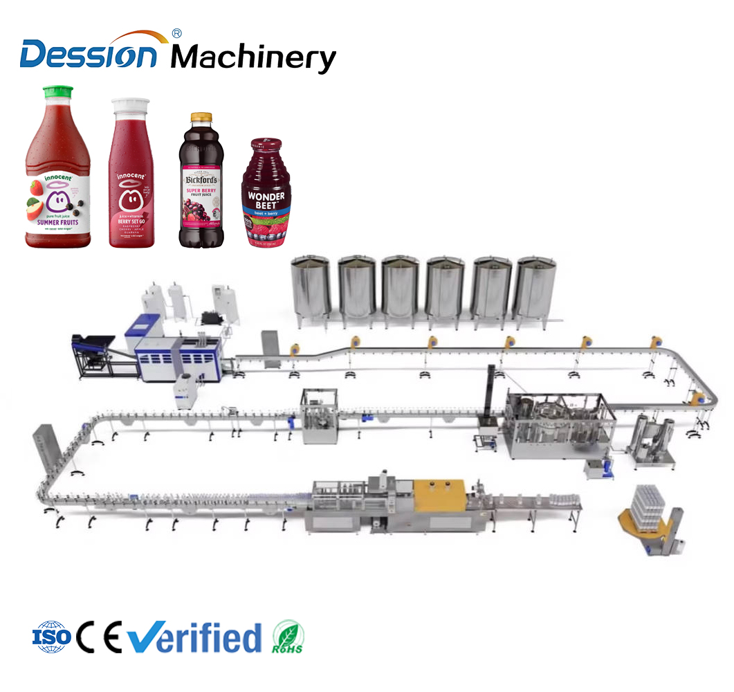 jam juice processing and filling production line