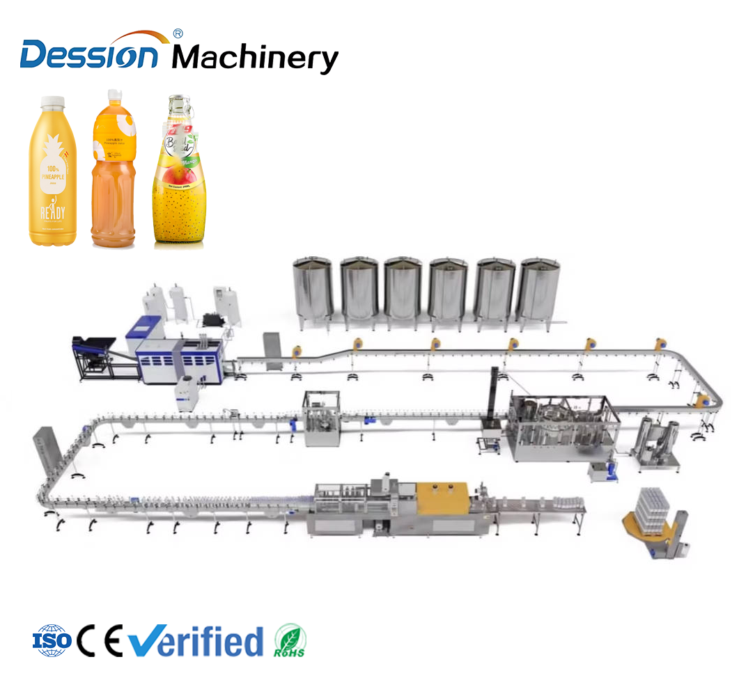 pineapple juice processing and filling production line