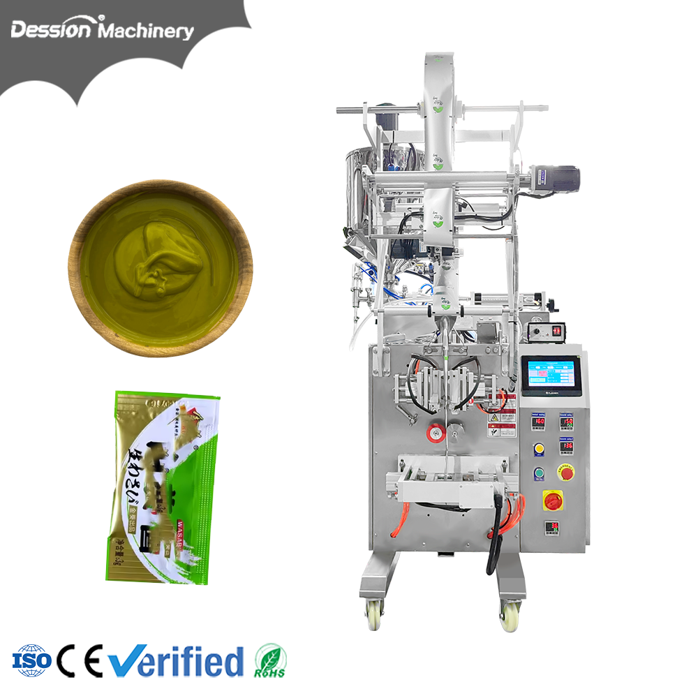 pistachio paste pouch packaging machine