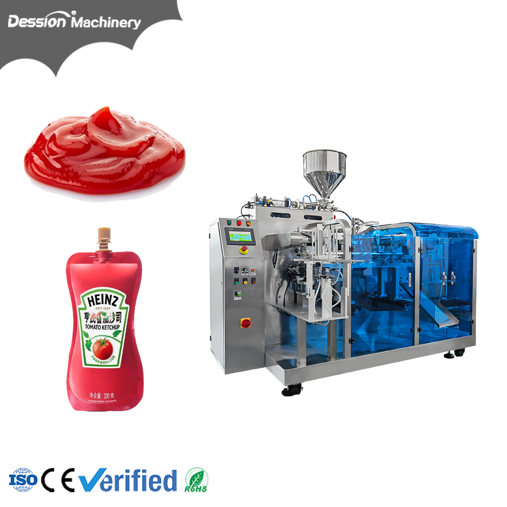 ketchup spout bag packaging machine