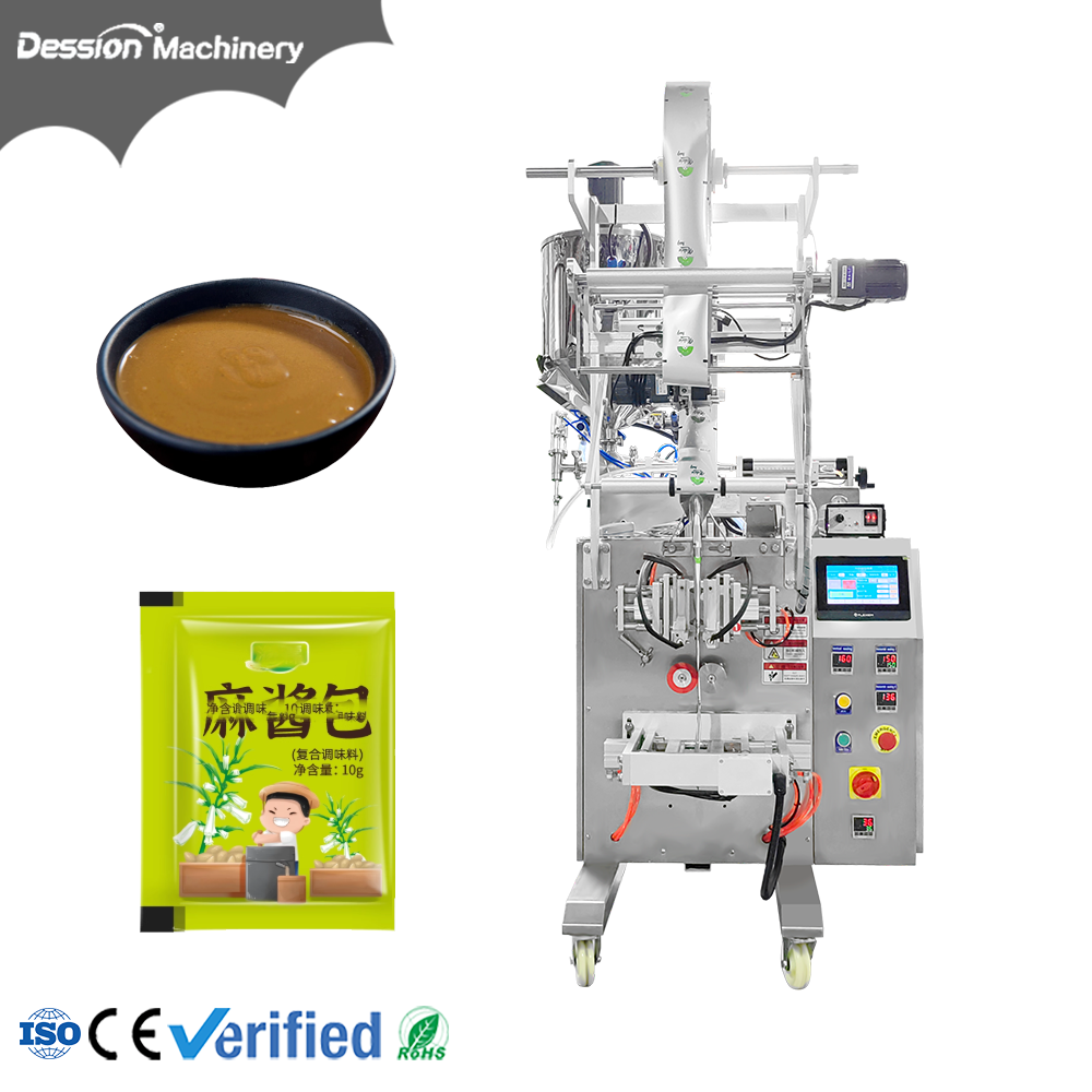  sesame paste pouch packaging machine