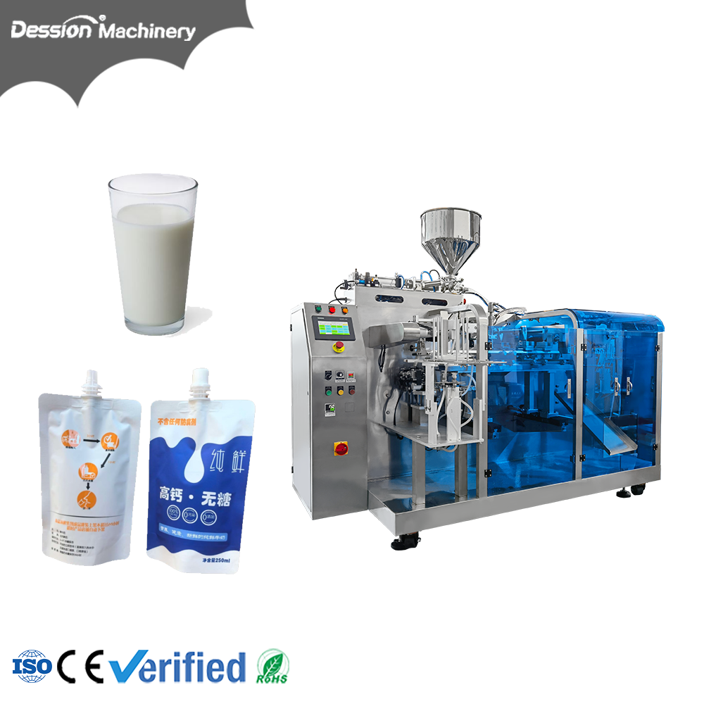 milk spout bag packaging machine