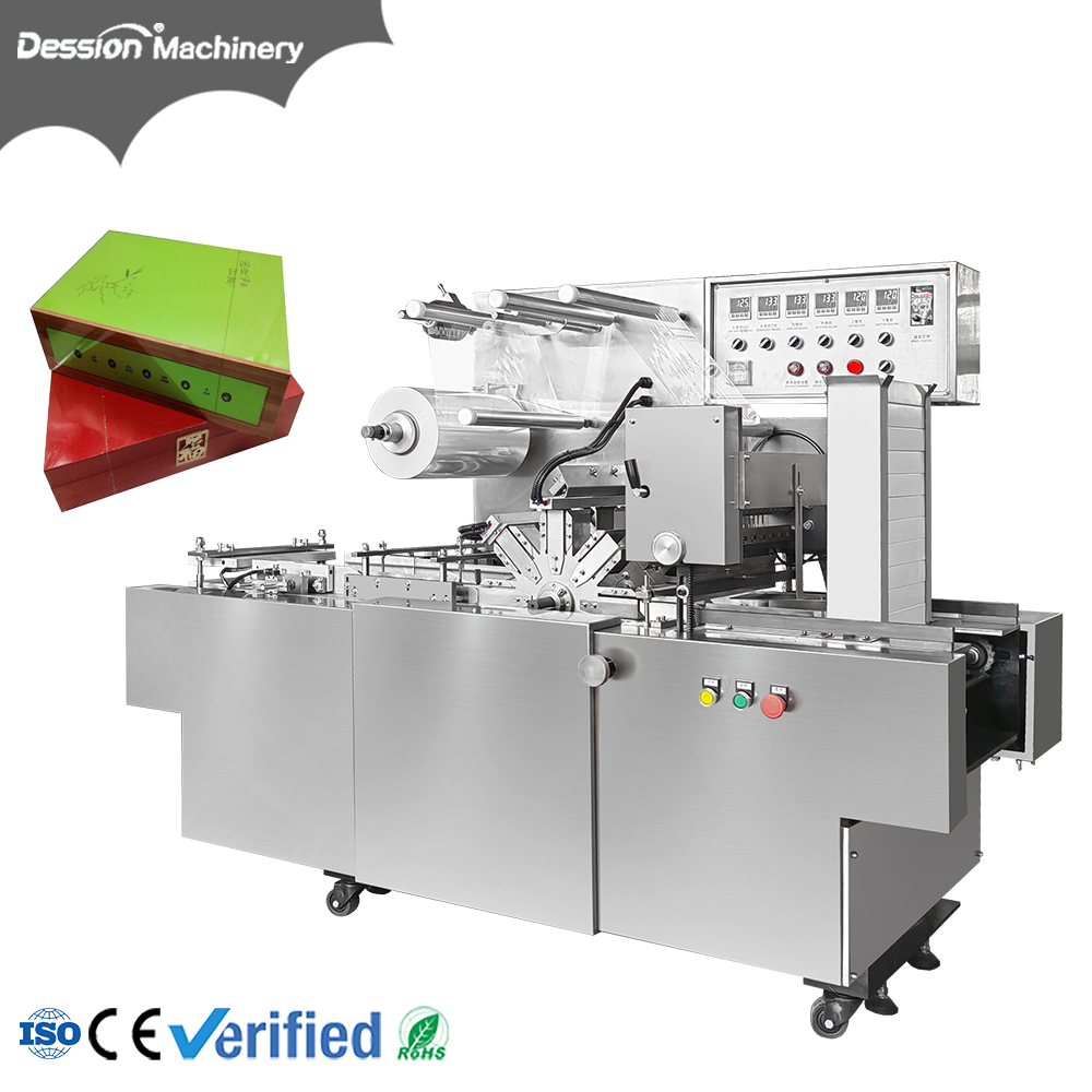 tea gift box dust-proof transparent film 3D Packing Machine