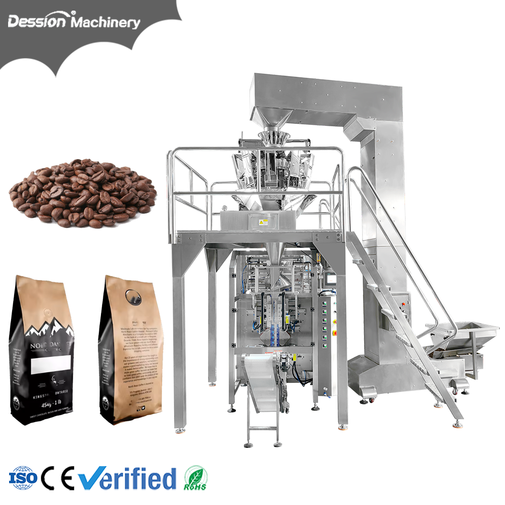 coffee bean bag packaging machine