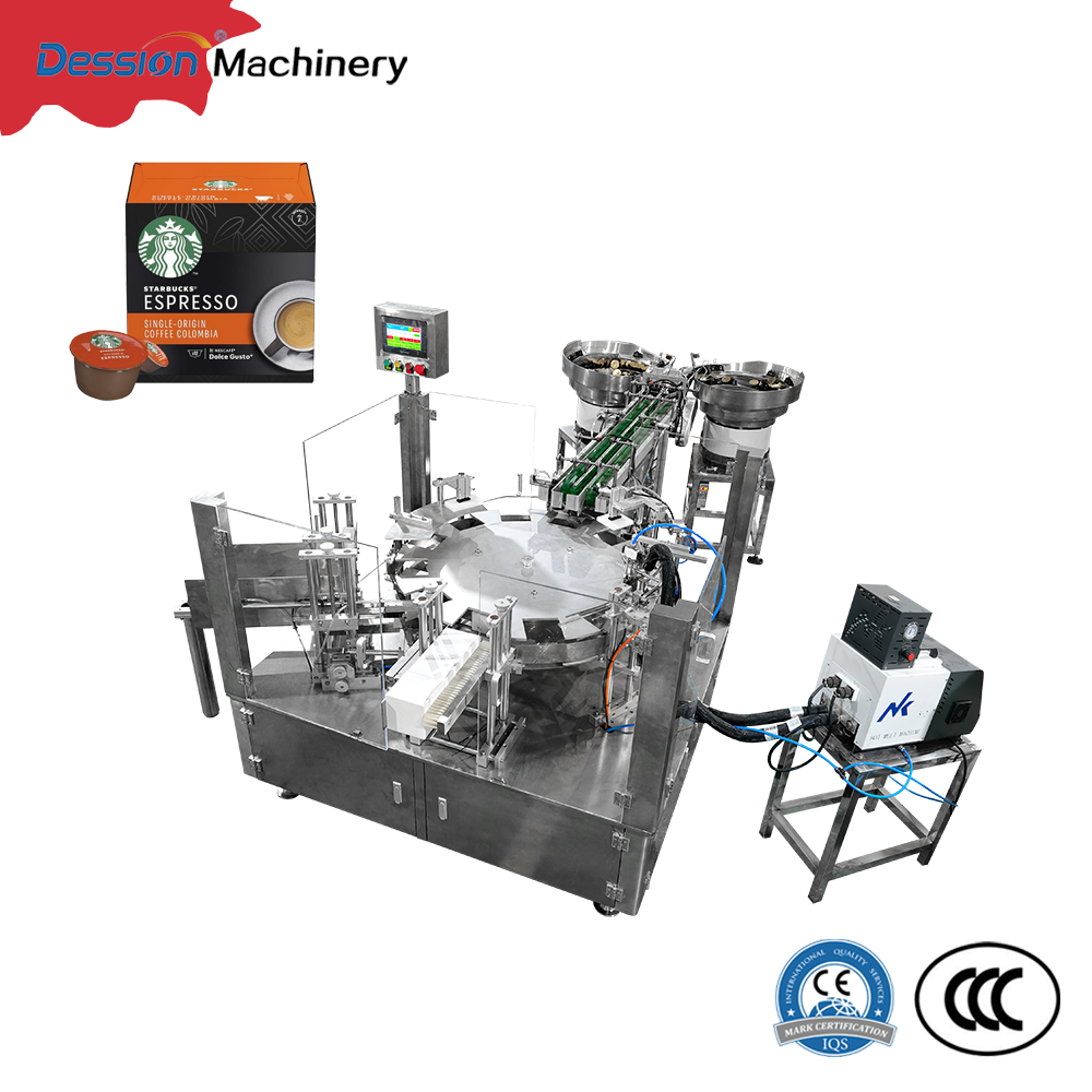 coffee capsule cartoning machine