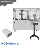cosmetic box transparent film three-dimensional packaging machine.