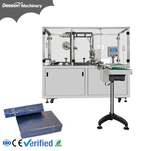 playing card box transparent film three-dimensional packaging machine.