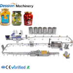 automatic canned food processing and filling production line