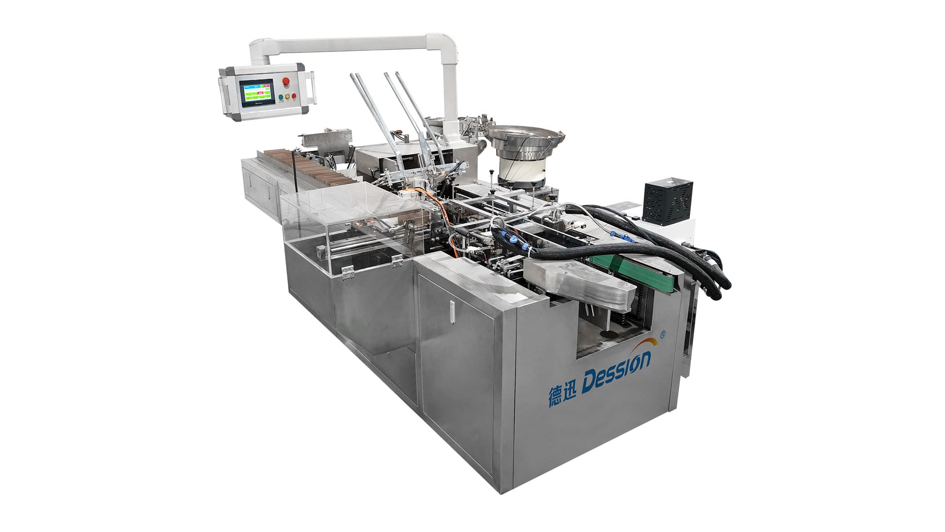 Double row cartoning machine