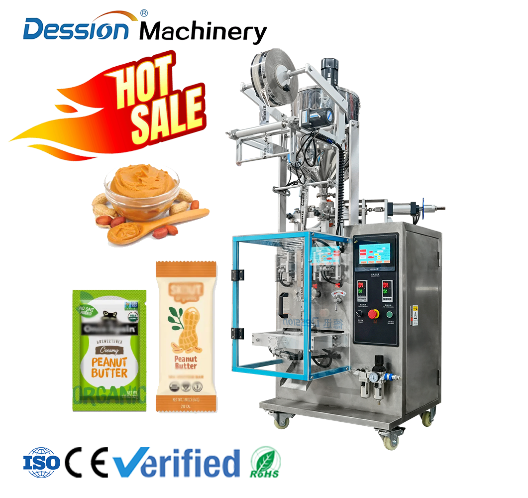 Easy-to-Operate Automatic Filling and Packaging Machine for Small Bags of Peanut Butter, Sesame Paste, and Ketchup