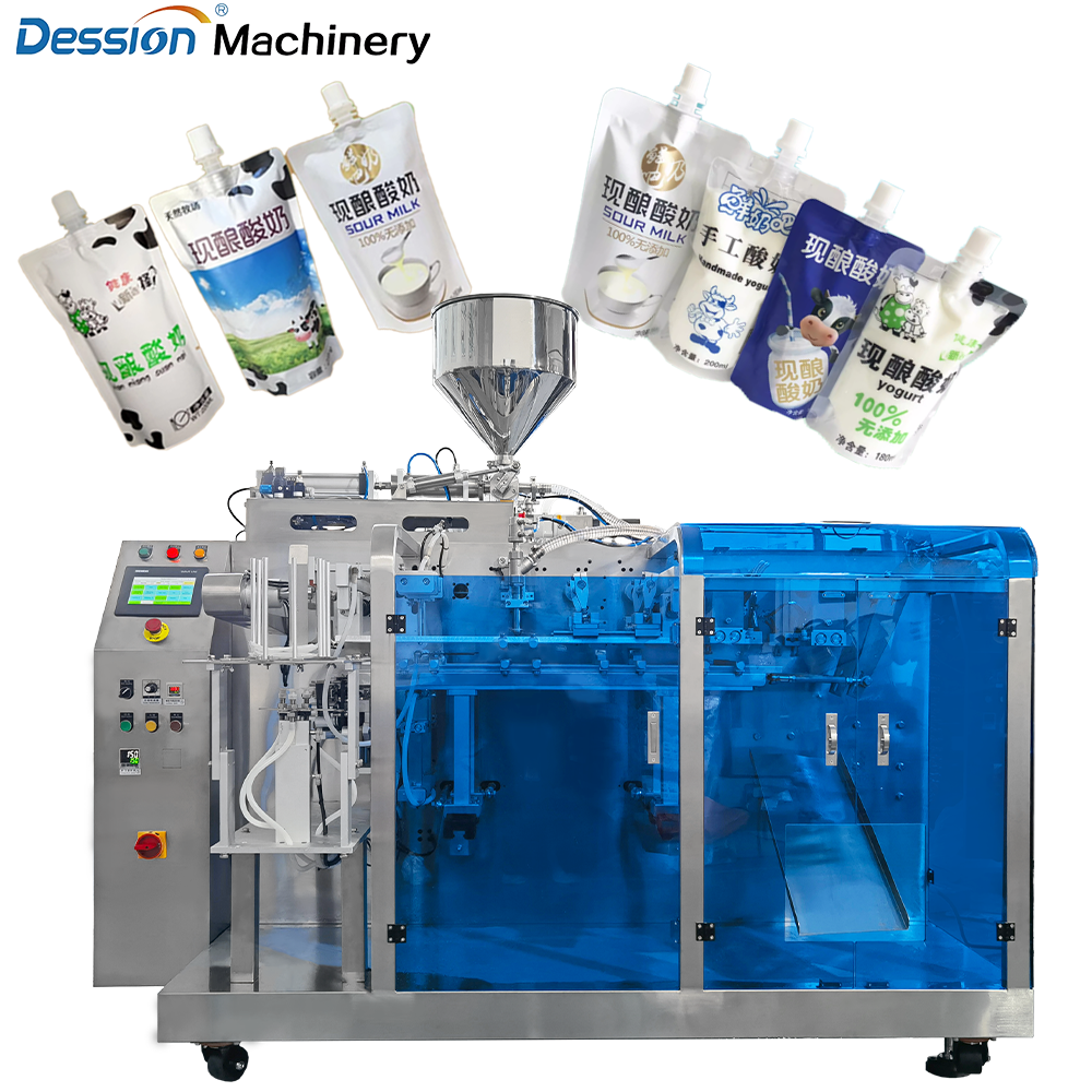 Yogurt doypack bag automatic packaging machine