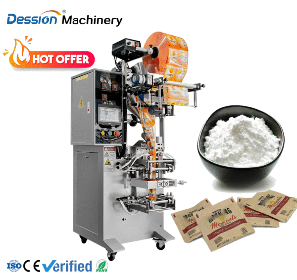 Hot Sell Easy to Tear Bag Spice Chili Powder Packing Machine Pepper Powder Sachet Packing Machine Price