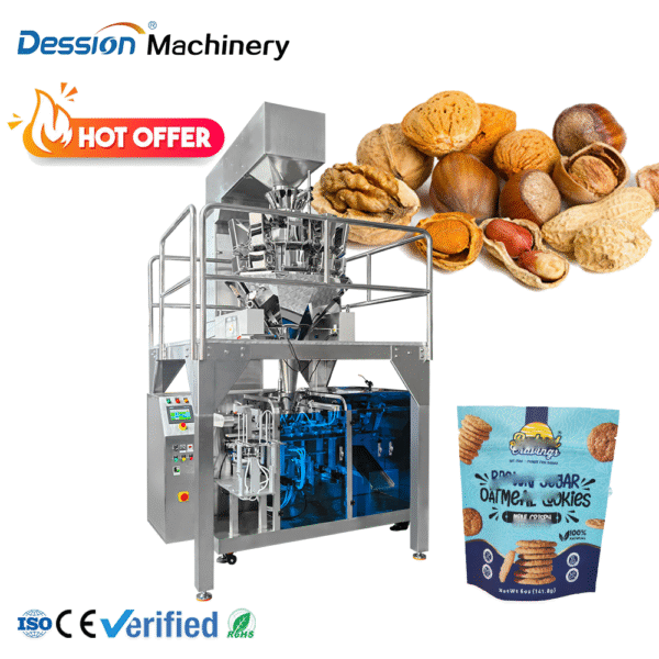 Automatic Food Pouch Filling Machine Doypack Cashew Nut Packing Machine