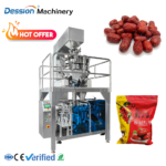 Food Grade Automatic Weighing Nuts Food Filling Packing Machine Beans Peanut Walnuts Red Dates Pouch Packaging Machine