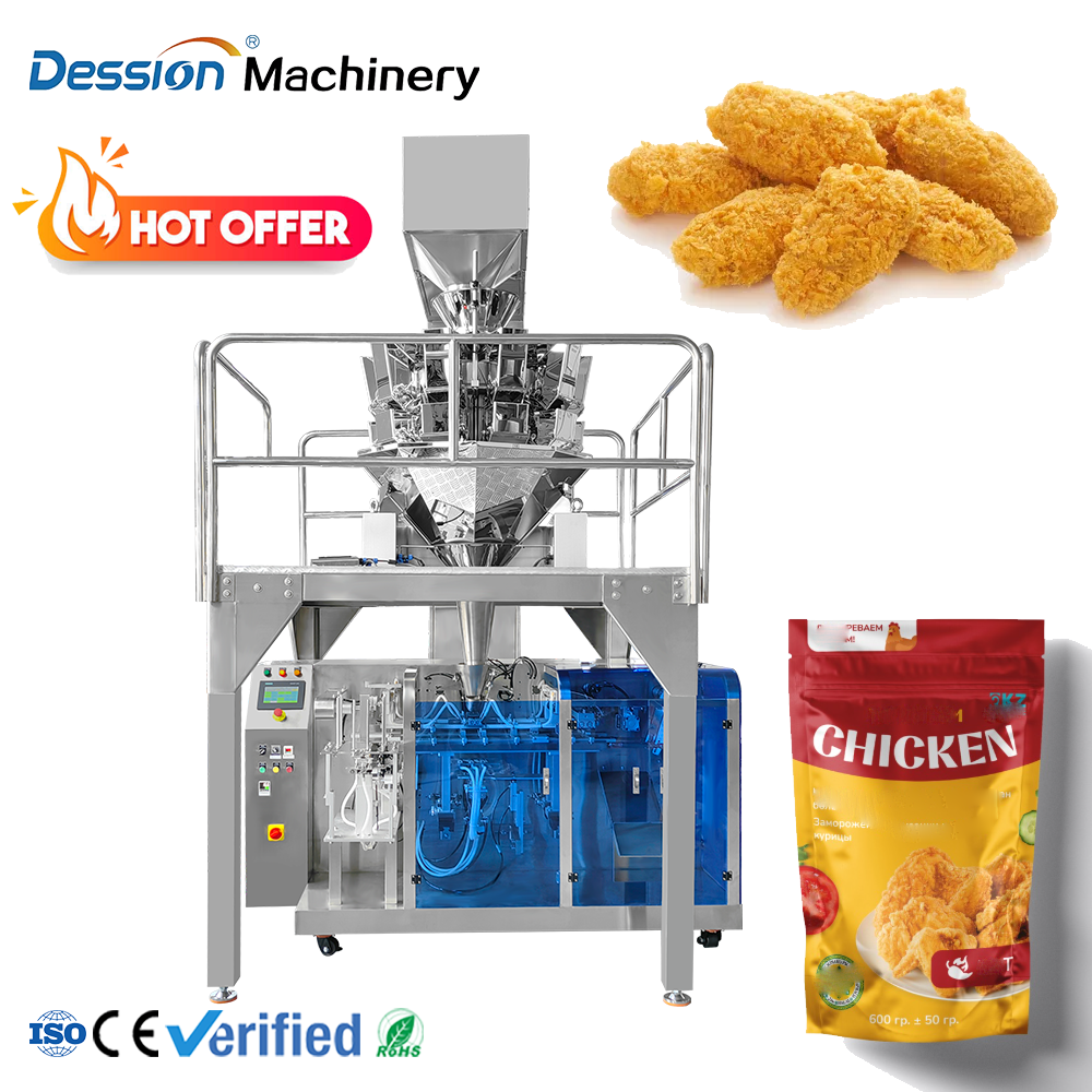 Vertical Automatic Frozen Chicken Feet Packaging Machine