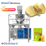 Automatic Snack Potato Chips, French Fries Bagged Granules Doypack Packaging Machine